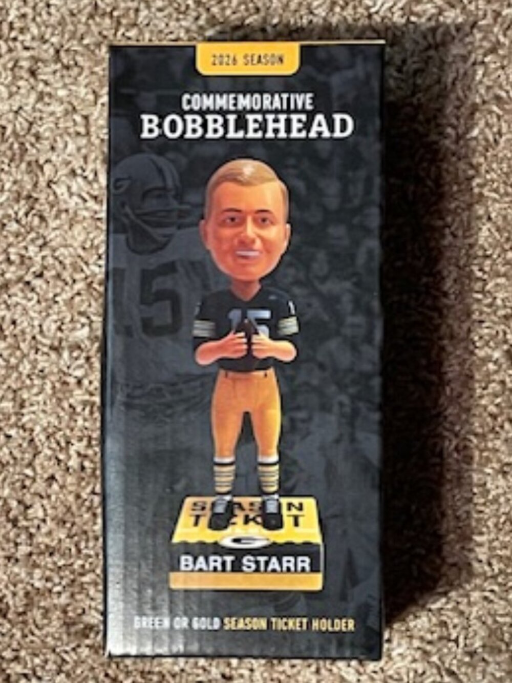 Limited Addition 2026 Commemorative Bart Starr Bobblehead – NWT